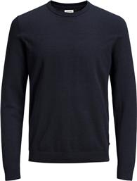 Jack & Jones 12137190 Ανδρικό Πουλόβερ Μακρυμάνικο Navy Blue από το Buldoza