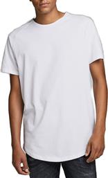 Jack & Jones Ανδρικό T-shirt Λευκό Μονόχρωμο από το Plus4u