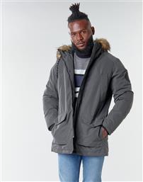 Jack & Jones 12174383 Ανδρικό Μπουφάν Παρκά για Χειμώνα Asphalt από το Spartoo