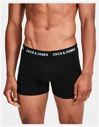 Jack & Jones Ανδρικά Μποξεράκια 2Pack Μαύρα