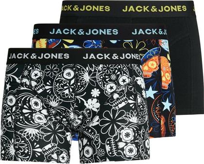 Jack & Jones Ανδρικά Μποξεράκια Πολύχρωμα 3Pack