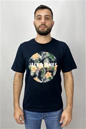 Jack & Jones Ανδρική Μπλούζα Κοντομάνικη Navy Blazer