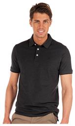 Jack & Jones Ανδρική Μπλούζα Κοντομάνικη Polo Dark Grey Melange από το Modivo