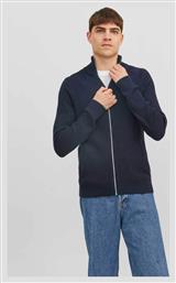 Jack & Jones Ανδρική Ζακέτα Πλεκτή με Φερμουάρ Blue από το Altershops