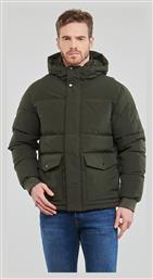 Jack & Jones Ανδρικό Χειμωνιάτικο Μπουφάν Puffer Χακί από το Karakikes