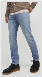 Jack & Jones Ανδρικό Παντελόνι Τζιν Regular Fit Tapered Blue Denim