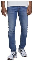 Jack & Jones Ανδρικό Παντελόνι Τζιν Slim Fit Tapered Blue Denim