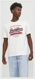 Jack & Jones Ανδρικό T-shirt Κοντομάνικο Λευκό από το Altershops