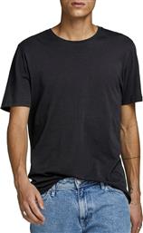 Jack & Jones Ανδρικό T-shirt Μαύρο Μονόχρωμο από το Modivo