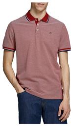 Jack & Jones Ανδρικό T-shirt Polo Κόκκινο από το Modivo