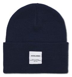 Jack & Jones Ανδρικός Beanie Σκούφος σε Navy Μπλε χρώμα