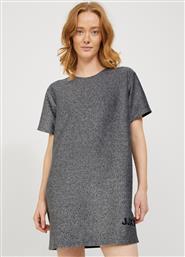 Jack & Jones Annabel Καλοκαιρινό Mini T-shirt Φόρεμα Ασημί από το Plus4u