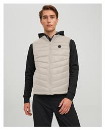 Jack & Jones Bodywarmer Αμάνικο Ανδρικό Μπουφάν Puffer Moonbeam