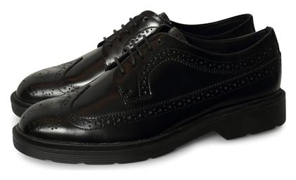 Jack & Jones Δερμάτινα Ανδρικά Oxfords Μαύρα από το Modivo