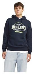 Jack & Jones Φούτερ Navy Blazer με Κουκούλα