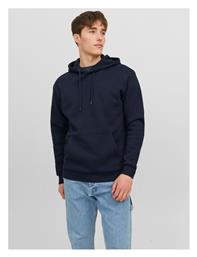 Jack & Jones Φούτερ Navy Μπλε με Κουκούλα