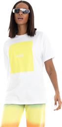 Jack & Jones Γυναικείο T-shirt Bright White/Yellow από το Plus4u