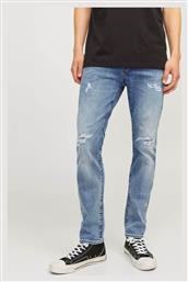 Jack & Jones Glenn Ανδρικό Παντελόνι Τζιν σε Slim Εφαρμογή Μπλέ από το Modivo