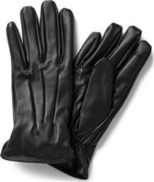Jack & Jones Μαύρα Ανδρικά Δερμάτινα Γάντια από το Modivo