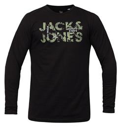 Jack & Jones Παιδική Χειμερινή Μπλούζα Μακρυμάνικη Μαύρη