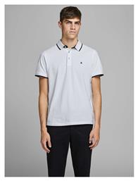 Jack & Jones Polo Μπλούζα White/Black