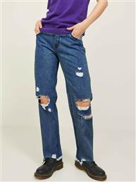 Jack & Jones Seoul Γυναικείο Jean Παντελόνι με Σκισίματα σε Κανονική Εφαρμογή από το Plus4u