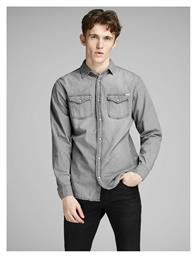 Jack & Jones Τζιν Πουκάμισο Light Grey από το Modivo