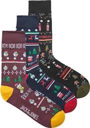 Jack & Jones Unisex Χριστουγεννιάτικες Κάλτσες NAVY Blazer 3 Pack από το Plus4u