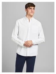 Jack & Jones Βαμβακερό Πουκάμισο Λευκό από το Modivo