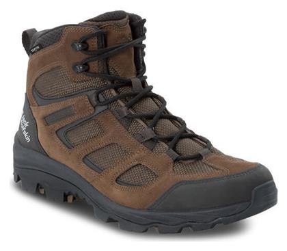 Jack Wolfskin Vojo 3 Ανδρικά Ορειβατικά Μποτάκια Αδιάβροχα Καφέ