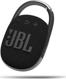 JBL Clip 4 Αδιάβροχο Ηχείο Bluetooth με 10 ώρες Λειτουργίας Black από το Plaisio