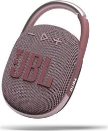 JBL Clip 4 Αδιάβροχο Ηχείο Bluetooth 5W με 10 ώρες Λειτουργίας Pink από το Plaisio