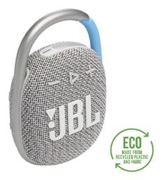 JBL Clip 4 Eco Bluetooth 5W έως 10 ώρες Λευκό