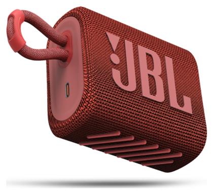 JBL Go 3 Bluetooth 4.2W έως 5 ώρες Κόκκινο από το Public