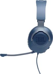 JBL Quantum 100 Over Ear Gaming Headset με σύνδεση 3.5mm Μπλε από το Public