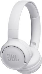 JBL Tune 500BT Ασύρματα Bluetooth On Ear Ακουστικά με 16 ώρες Λειτουργίας Λευκά από το Moustakas Toys