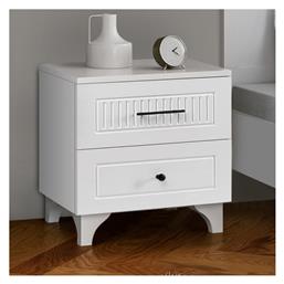 Jenna Ξύλινο Λευκό 45x42x55cm GP055-0017,1