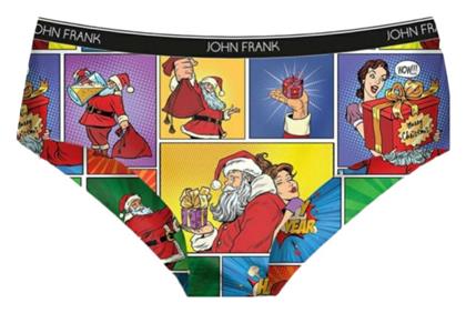 John Frank Christmas Santa Comics Γυναικείο Slip από το Tres Chic