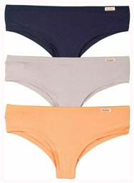 John Frank Natural Sense Basics Βαμβακερά Γυναικεία Slip 3Pack