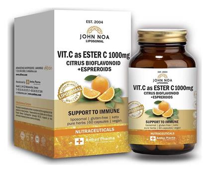 John Noa Liposomal Vitamin C as Ester C Βιταμίνη 1000mg 60 φυτικές κάψουλες