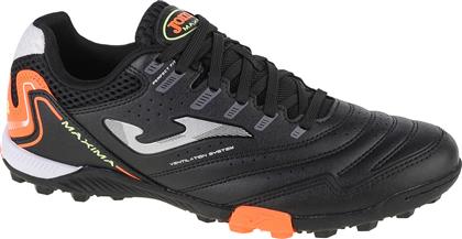 Joma Maxima 2301 TF Χαμηλά Ποδοσφαιρικά Παπούτσια με Σχάρα Μαύρα
