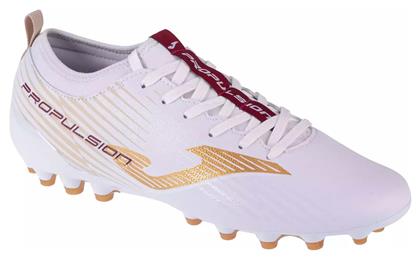 Joma Propulsion Cup AG Χαμηλά Ποδοσφαιρικά Παπούτσια με Τάπες Λευκά από το Epapoutsia