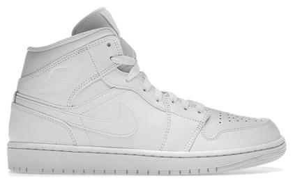 Jordan Air Jordan 1 Retro Mid Ανδρικά Sneakers Λευκά από το Modivo