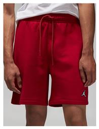 Jordan Essentials Fleece Αθλητική Ανδρική Βερμούδα Κόκκινη