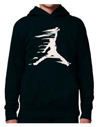 Jordan Fleece Παιδικό Φούτερ με Κουκούλα Μαύρο από το Zakcret Sports