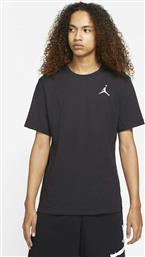Jordan Jumpman Ανδρικό T-shirt Μαύρο με Λογότυπο