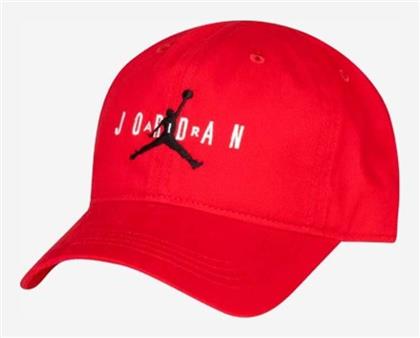 Jordan Παιδικό Καπέλο Jockey Υφασμάτινο Curve Brim Κόκκινο
