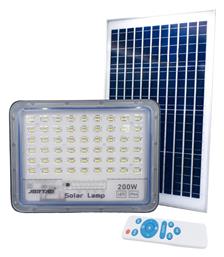Jortan Στεγανός Ηλιακός Προβολέας LED 200W 6500K