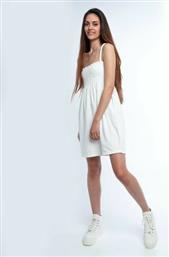 Juicy Couture Mini Καλοκαιρινό All Day Φόρεμα με Τιράντα Λευκό