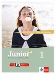 Junior Neu 1 Kursbuch & Arbeitsbuch + Klett Book-app Klett 9789605821593 Www R-shop.gr από το Plus4u